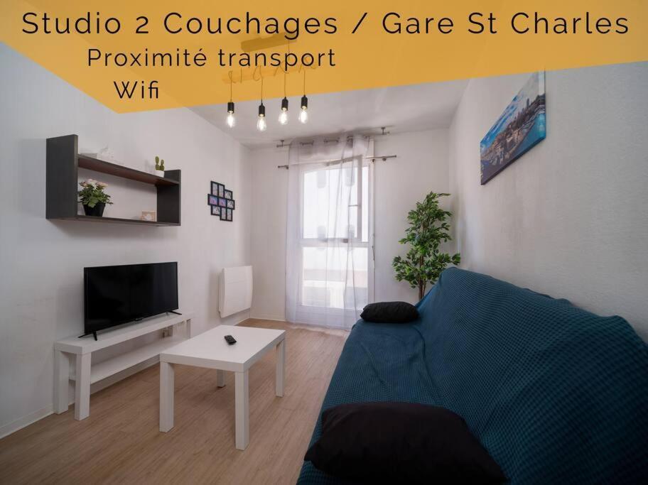 Appartement Tout Equipe A 5 Min De La Gare St Charles Marsella Exterior foto